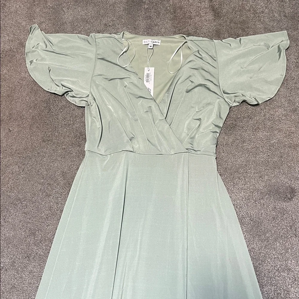 NWT Baltic Born Monica Maxi Dress Sage Green Medium - Picture 4 of 10